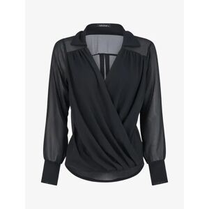 Stand-prive.com Blouse droite unie drapée