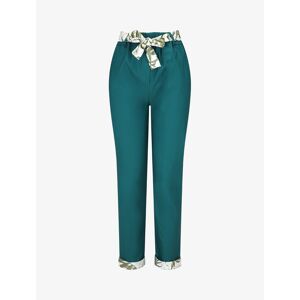 Stand-prive.com Pantalon droit taille haute ourlet fantaisie