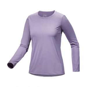 ARCTERYX T-shirt manches longues taema crew femme - Taille : XS - Couleur : VELOCITY HEATHER