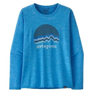 PATAGONIA T-shirt manches longues cap cool daily graphic femme - Taille : S - Couleur : RVLX - Publicité