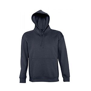 Sweat-shirt à capuche personnalisable - bleu marine - unisex