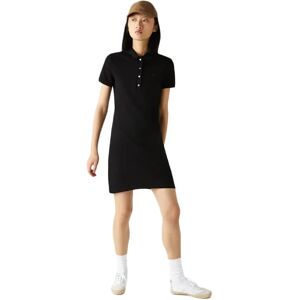 Robe Lacoste stretch Femme Noir Noir 38 Coton - Publicité