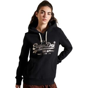 Sweat Superdry Vintage logo Femme Noir Noir XS Coton - Publicité