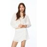 Pull&Bear Minijupe Fronce Nœud Lin Glace M female