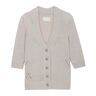 Zadig&Voltaire Cardigan Betsy Ecru - Taille Xs - Femme