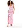 Maya - Robe longue ornementÃ©e Ã  ornements - Rose Rose 36 female