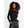 Stradivarius FR Stradivarius Body dos nu  Noir XL