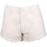 Short mini en jean kaylie blanc 100% coton Femme LA PETITE ETOILE