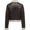 Only Betty Bonded Leather Jacket Marron XL Femme Marron XL female