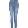 Stand-prive.com Jean skinny taille standard poches à boutons décoratifs