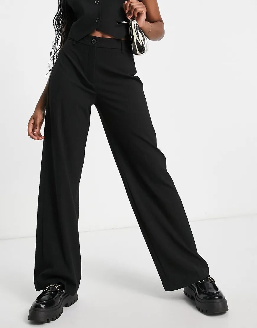 Bershka - Pantalon dad ample - Noir Noir 38 female