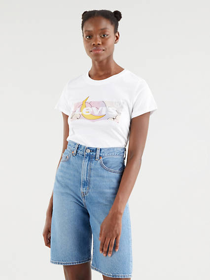 Levi's The Perfect Tee - Femme - Neutral / Dreamy White