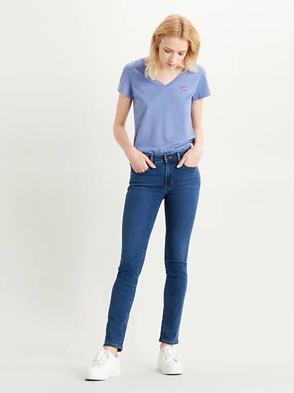 Levi's 712 Slim Jeans - Femme - Indigo fonc / Bogota Heat