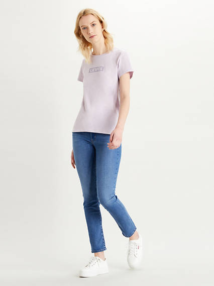 Levi's 712 Slim Jeans - Femme - Indigo moyen / Rio Love