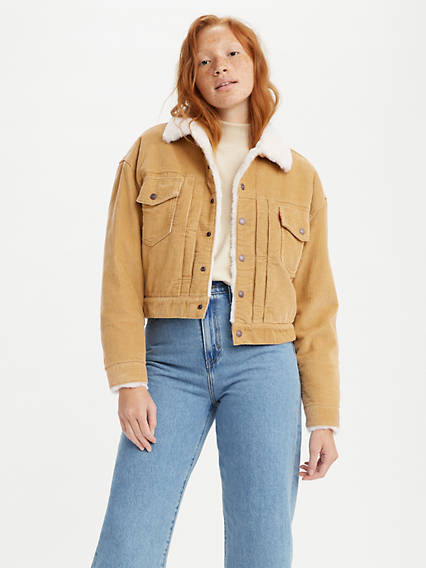 Levi's New Heritage Core Trucker Jacket - Femme - Neutral / Iced Coffee