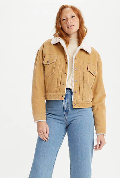 Levi's New Heritage Core Trucker Jacket - Femme - Neutral / Iced Coffee