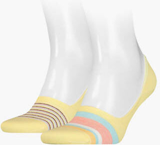 Levi's Unisex Low Cut Socks 2 Pack - Unisex - Jaune / Yellow