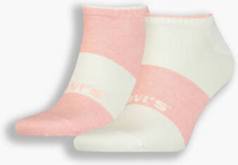 Levi's Unisex Short Cut Socks 2 Pack - Unisex - Rose / Pink/White