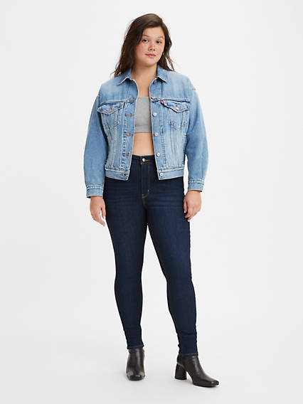 Levi's 720 High Rise Super Skinny Jeans - Femme - Indigo fonc / Indigo Daze