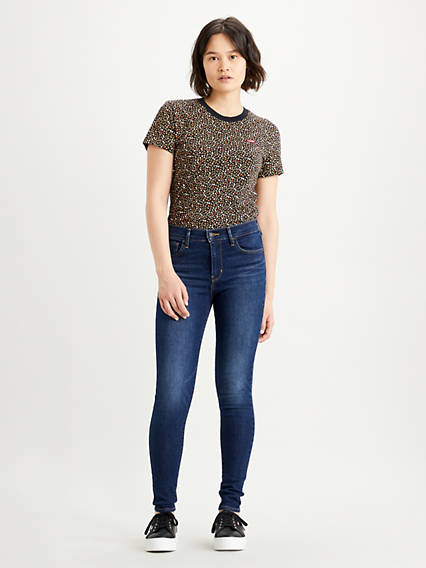 Levi's 720 High Rise Super Skinny Jeans - Femme - Indigo moyen / High Life Warm