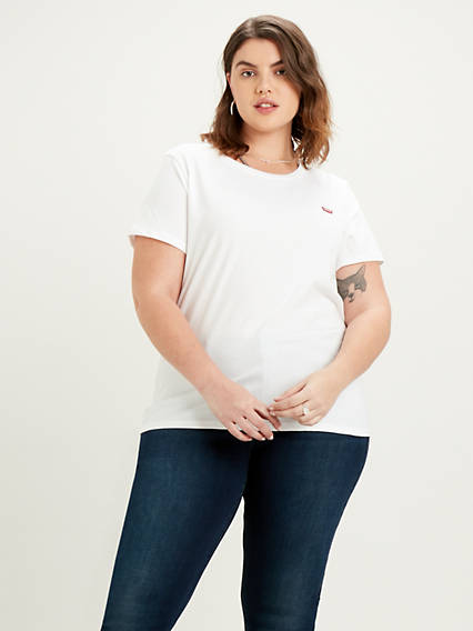 Levi's The Perfect Tee (Plus) - Femme - Blanc / White