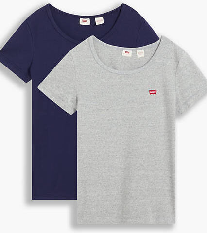 Levi's The Perfect Tee 2 Pack - Femme - Neutral / Smokestack Sea Capitan