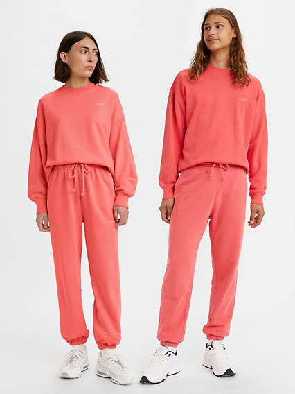 Levi's Red Tab Sweatpants - Unisex - Rose / Paradise Pink Garment Dye