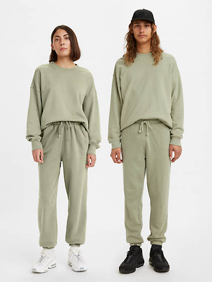 Levi's Red Tab Sweatpants - Unisex - Vert / Tea Garment