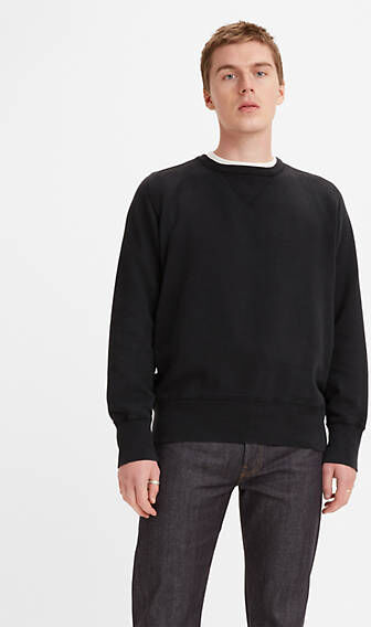 Levi's Vintage Clothing Bay Meadows Sweatshirt - Homme - Noir / Stonewashed Black