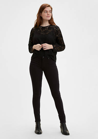 Levi's 711 Skinny Jeans - Femme - Noir / Night is Black