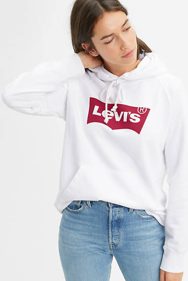 Levi's Sport Hoodie - Femme - Blanc / White