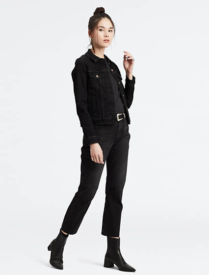 Levi's 501 Levi's Crop Jeans - Femme - Noir / Black Sprout