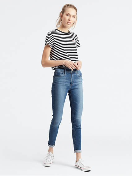 Levi's 720 High Rise Super Skinny Jeans - Femme - Bleu / Love Ride