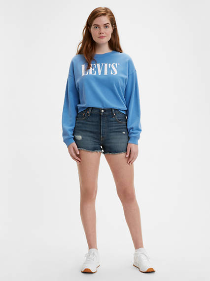 Levi's 501 Levi's Original Shorts - Femme - Indigo fonc / Silver Lake