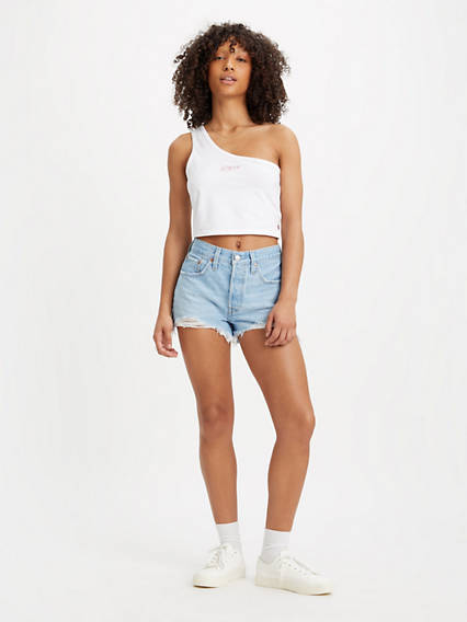 Levi's 501 Levi's Original Shorts - Femme - Indigo clair / Luxor Heat