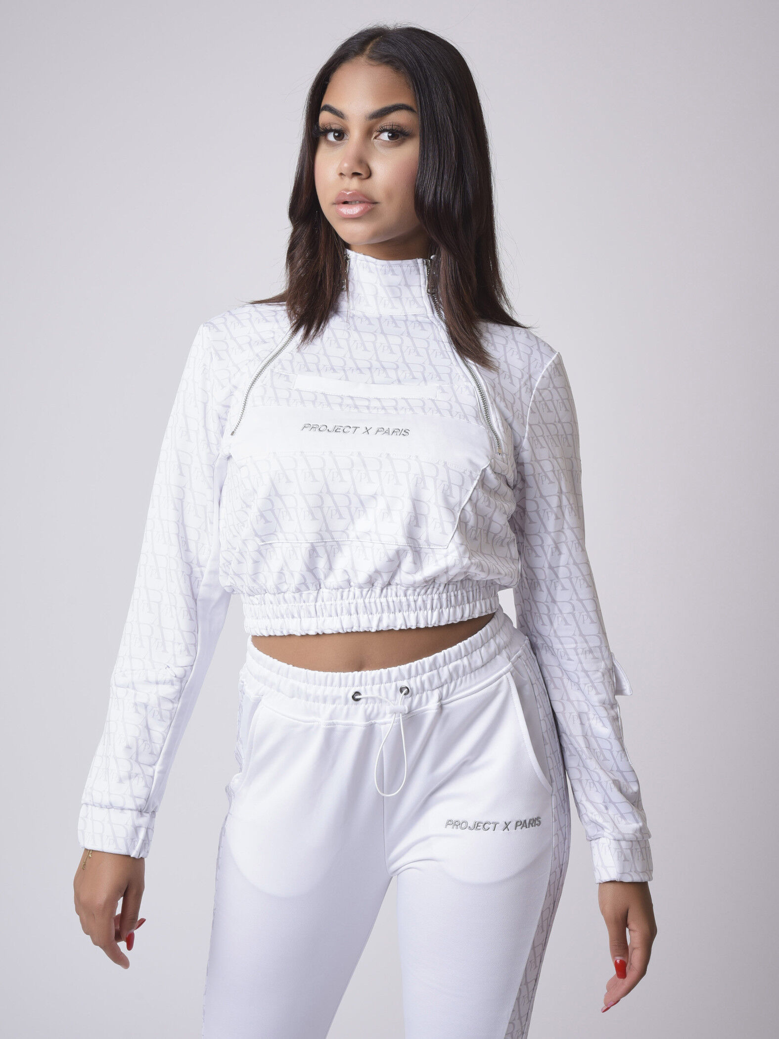 Project X Paris Sweater enfilable imprimé all over PXP - Couleur - Blanc, Taille - L