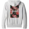 Ride Roses Zip Hoodie White L  - White - Female