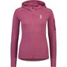 Mons Royale Wmn Ascend Full Zip Hood Berry L  - Berry - Female