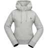 Volcom Vco Air Layer Thermal Hoodie Heather Grey S  - Heather Grey - Female