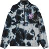 Funky Hike Half Zip Fleece Bw Tie Dye L  - Bw Tie Dye - Unisex