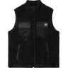 Funky Grog Sherpa Vest Black L  - Black - Unisex