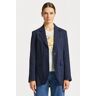 ZAKÓ GANT REG STRETCH LINEN BLAZER kék 36