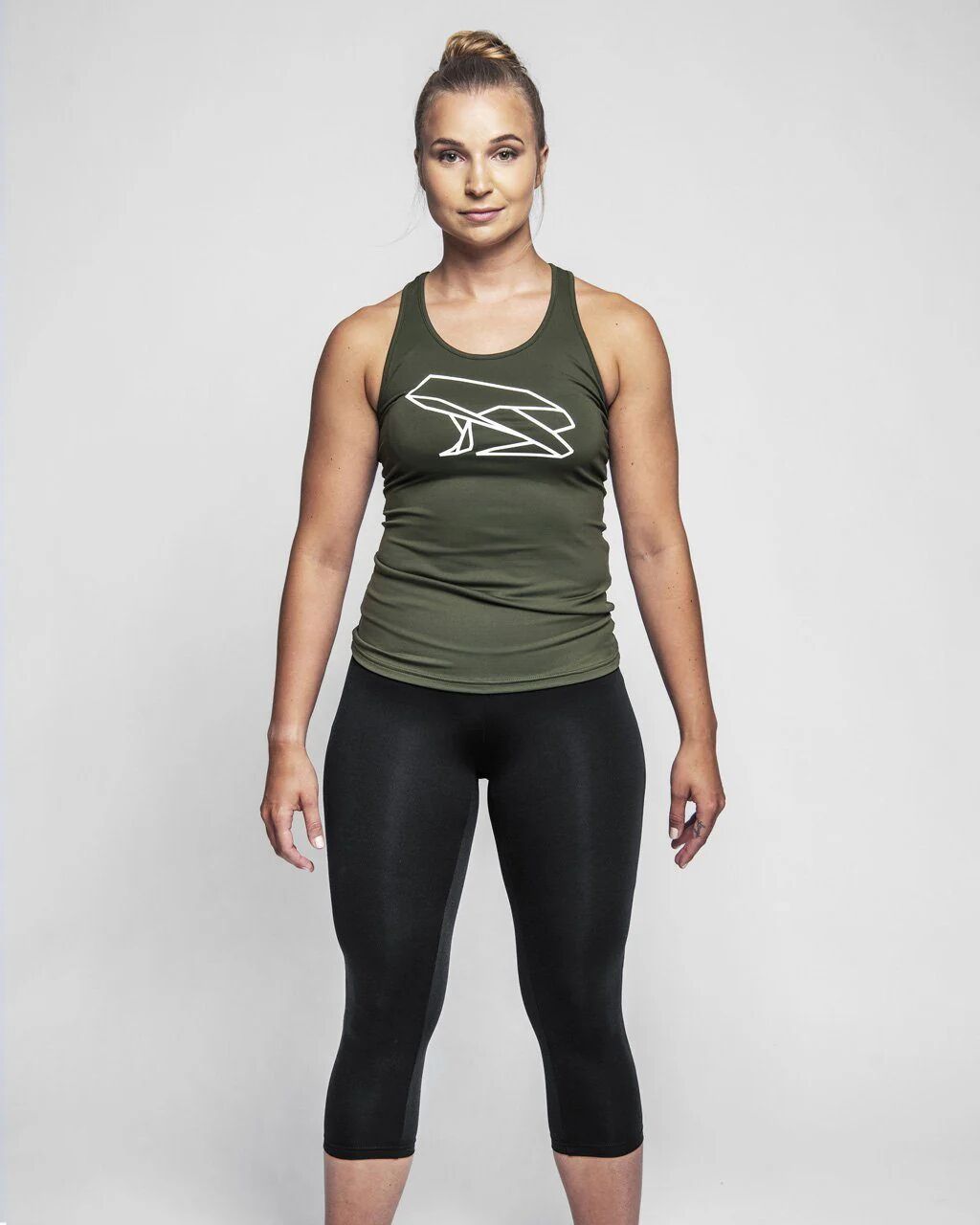 Népra Women´s Népra Fortuna Top - Responsibly Produced Activewear Top, Army / M