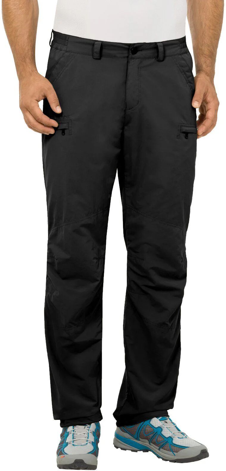 Vaude Men's Farley Pants IV - bluesign® certified Polyamide, Black / 54-short