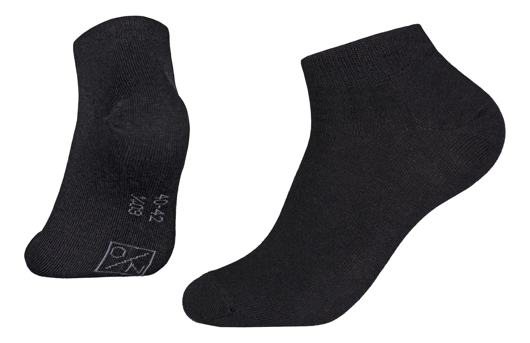 North Outdoor Merino Wool Socks LOW - Merino 60, Black / 40-42
