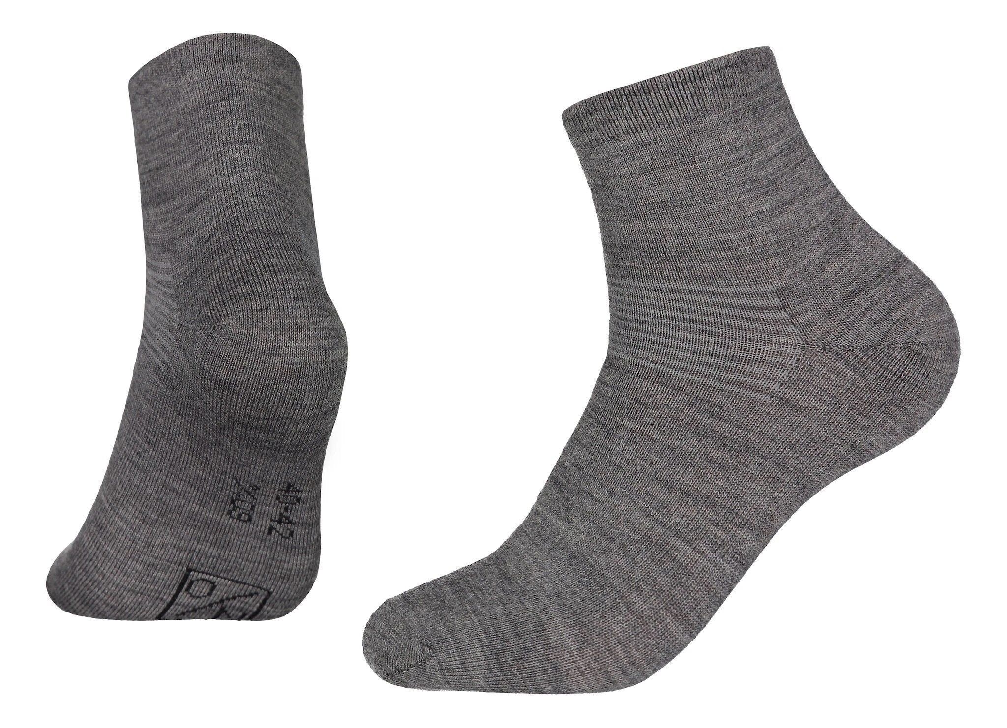 North Outdoor Merino Wool Socks MID - Merino 60, Grey / 36-39