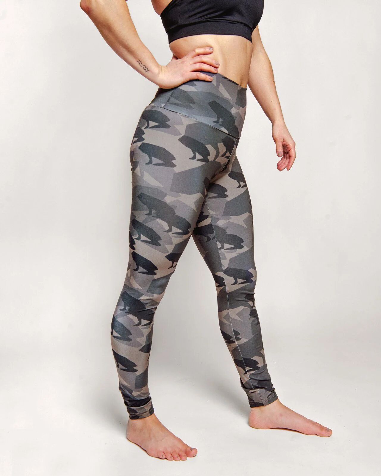 Népra Vega Tights  - Ethical Activewear, Camofrog Army / M