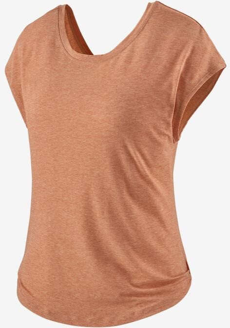 Patagonia Women's Glorya Twist Top - Recycled Polyester, Scotch Pink / S