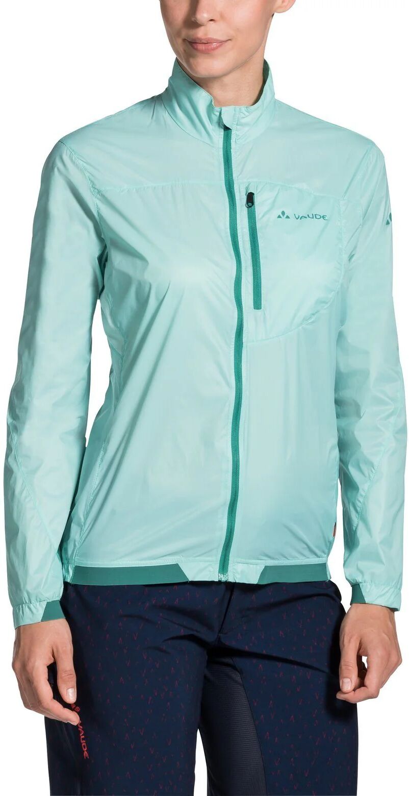 Vaude Women's Moab UL Jacket II - Ultralight wind proof jacket for outdoor sports, Glacier / 36