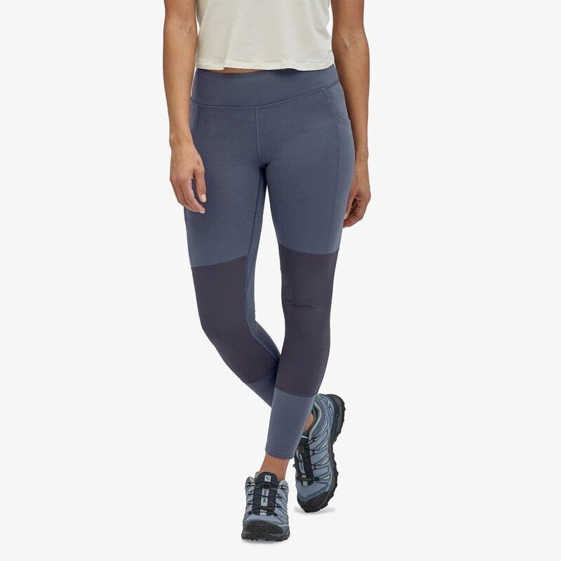 Patagonia Women's Pack Out Hike Tights - Recycled Nylon, Smolder Blue / L